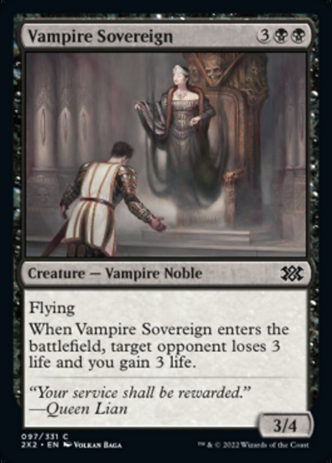 Vampire Sovereign [Double Masters 2022] | Magic Magpie