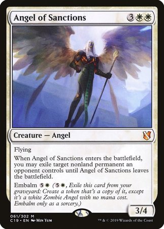 Angel of Sanctions [Commander 2019] | Magic Magpie