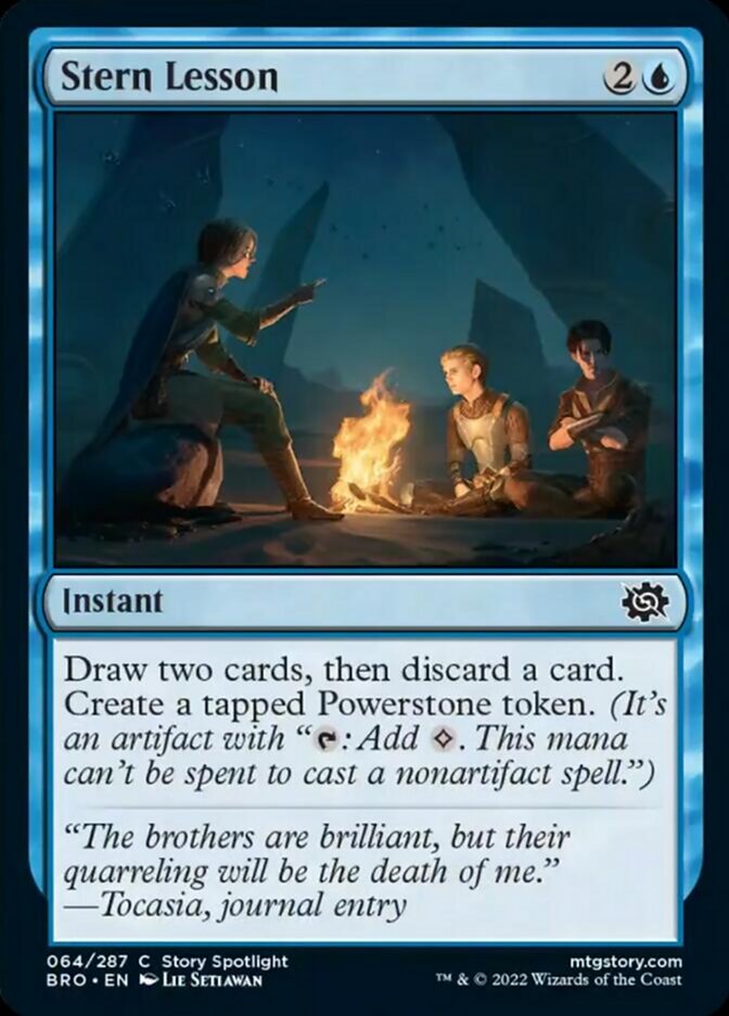 Stern Lesson [The Brothers' War] | Magic Magpie
