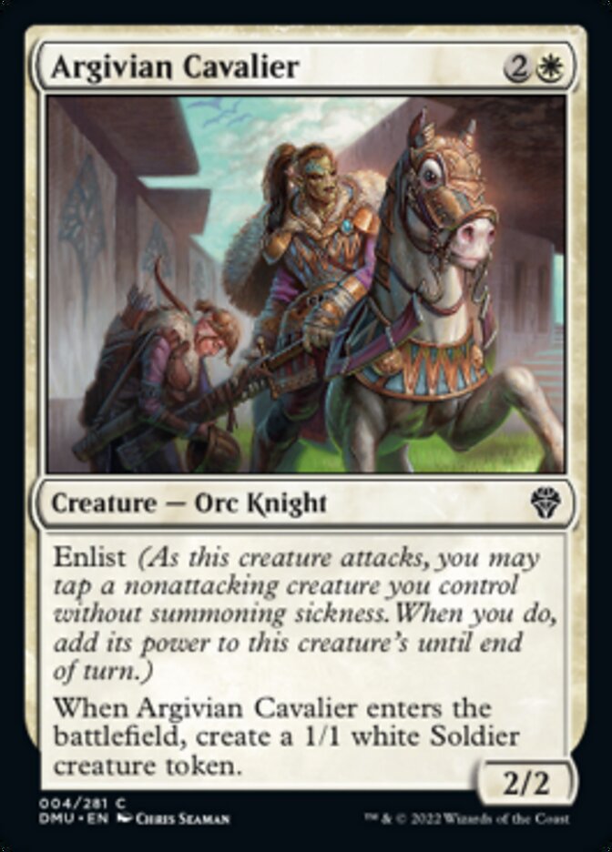 Argivian Cavalier [Dominaria United] | Magic Magpie