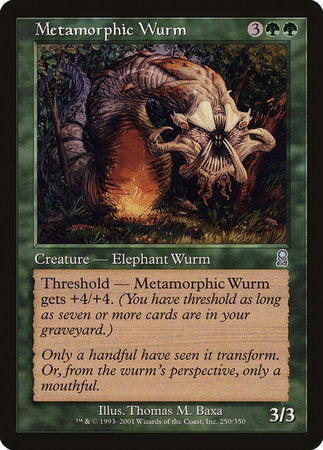 Metamorphic Wurm [Odyssey] | Magic Magpie