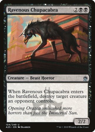Ravenous Chupacabra [Masters 25] | Magic Magpie