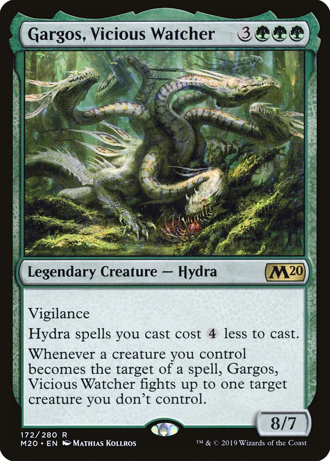 Gargos, Vicious Watcher [Core Set 2020] | Magic Magpie