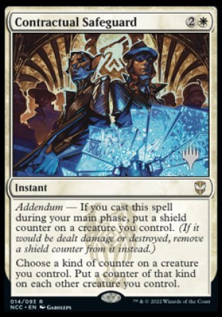 Contractual Safeguard (Promo Pack) [Streets of New Capenna Commander Promos] | Magic Magpie