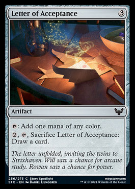 Letter of Acceptance [Strixhaven: School of Mages] | Magic Magpie