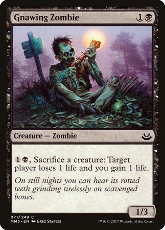 Gnawing Zombie [Modern Masters 2017] | Magic Magpie