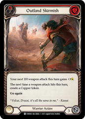 Outland Skirmish (Red) [EVR066] (Everfest)  1st Edition Rainbow Foil | Magic Magpie