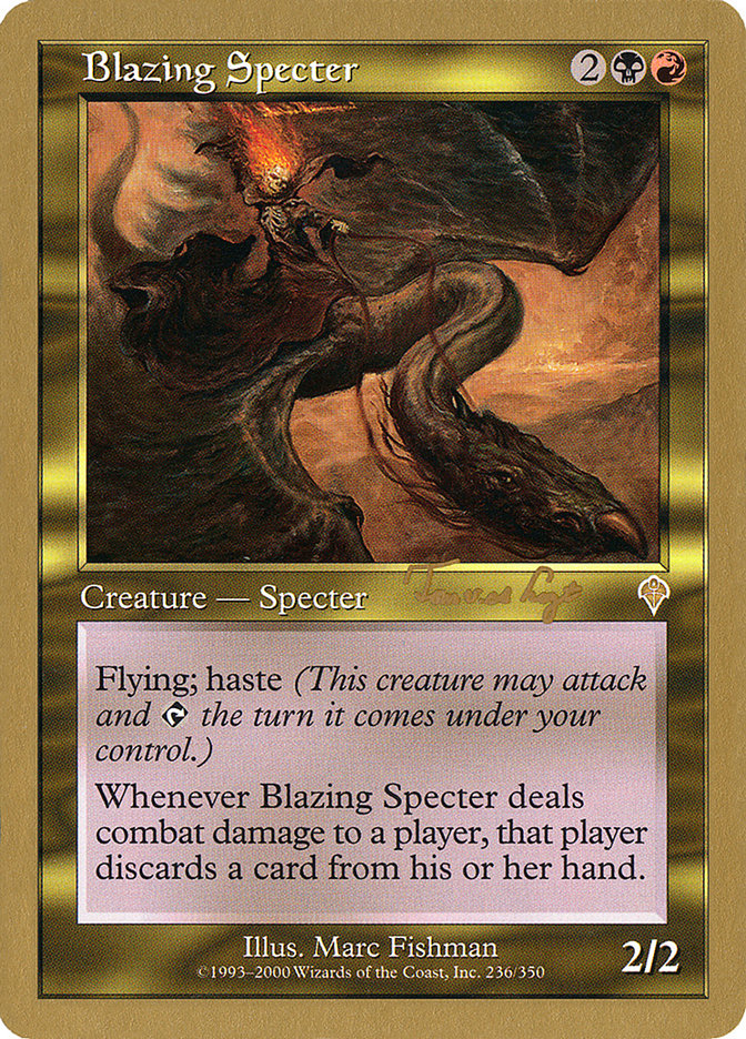 Blazing Specter (Tom van de Logt) [World Championship Decks 2001] | Magic Magpie