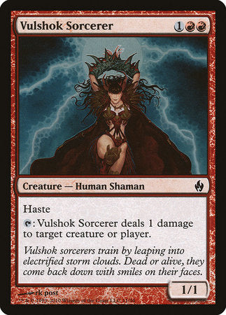 Vulshok Sorcerer [Premium Deck Series: Fire and Lightning] | Magic Magpie