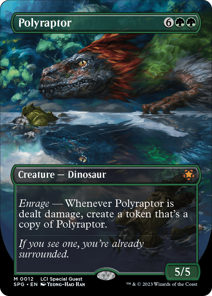 Polyraptor (Borderless) [The Lost Caverns of Ixalan Special Guests] | Magic Magpie