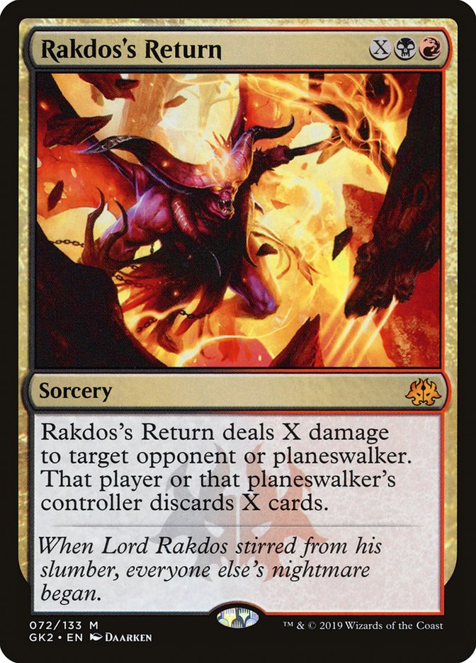 Rakdos's Return [Ravnica Allegiance Guild Kit] | Magic Magpie