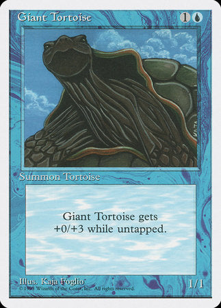 Giant Tortoise [Fourth Edition] | Magic Magpie