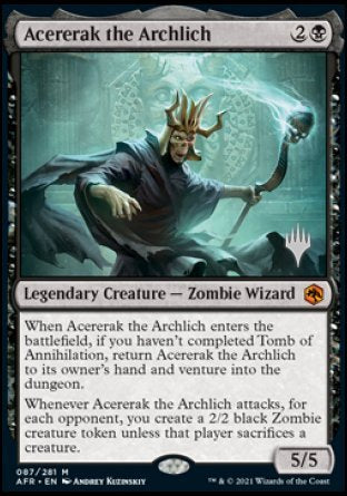 Acererak the Archlich (Promo Pack) [Dungeons & Dragons: Adventures in the Forgotten Realms Promos] | Magic Magpie