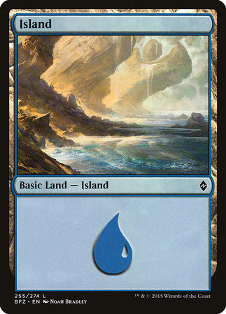 Island (255) [Battle for Zendikar] | Magic Magpie