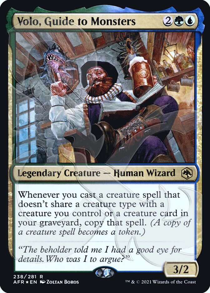 Volo, Guide to Monsters (Ampersand Promo) [Dungeons & Dragons: Adventures in the Forgotten Realms Promos] | Magic Magpie