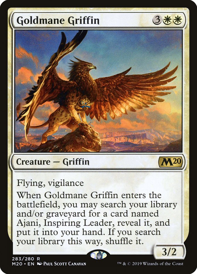 Goldmane Griffin [Core Set 2020] | Magic Magpie