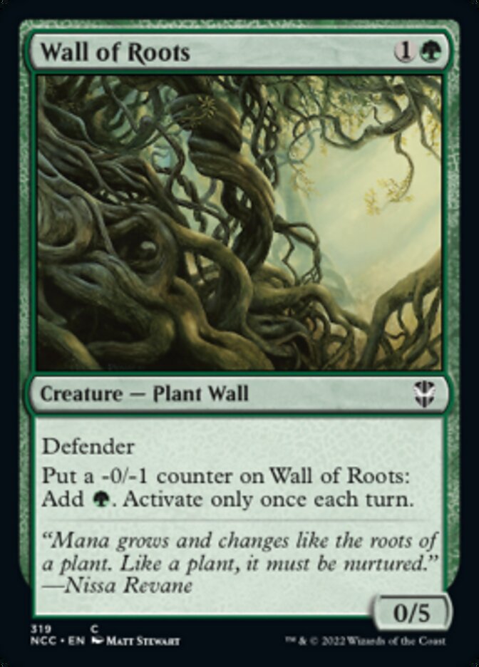 Wall of Roots [Streets of New Capenna Commander] | Magic Magpie