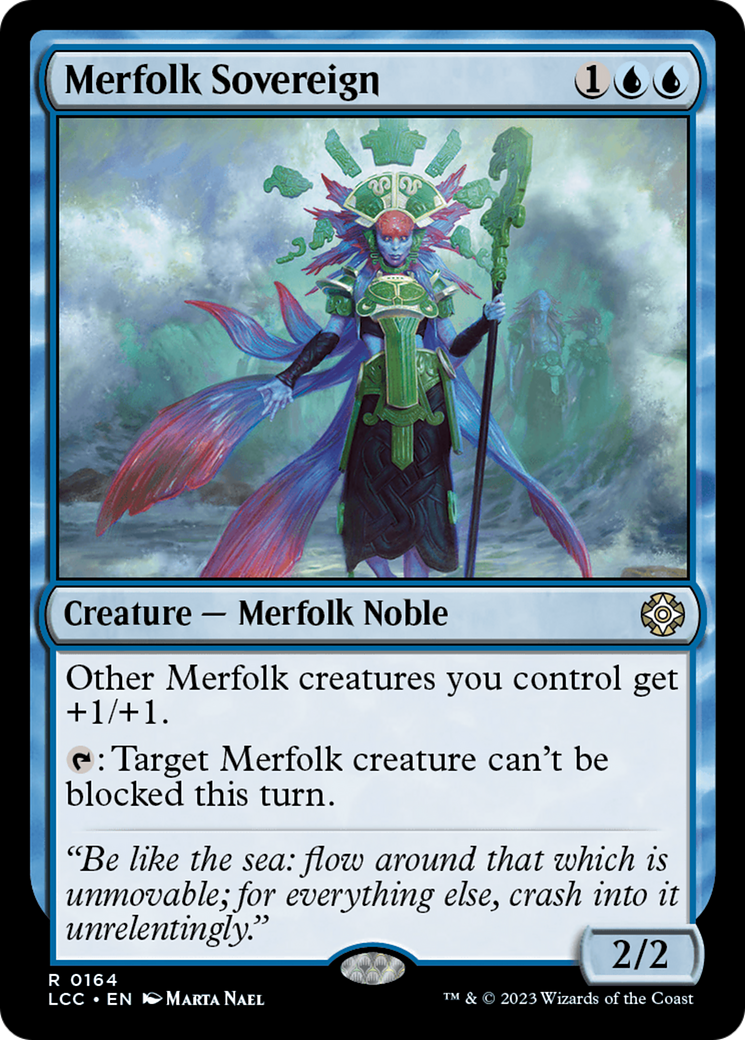 Merfolk Sovereign [The Lost Caverns of Ixalan Commander] | Magic Magpie