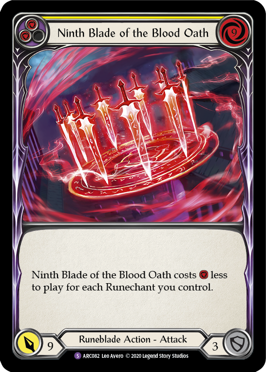 Ninth Blade of the Blood Oath [U-ARC082] Unlimited Normal | Magic Magpie