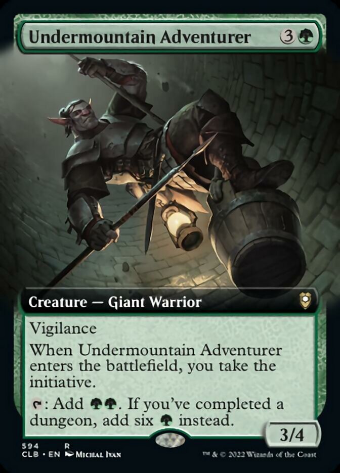 Undermountain Adventurer (Extended Art) [Commander Legends: Battle for Baldur's Gate] | Magic Magpie