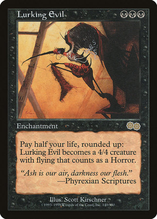 Lurking Evil [Urza's Saga] | Magic Magpie