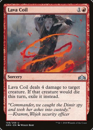 Lava Coil [Guilds of Ravnica] | Magic Magpie