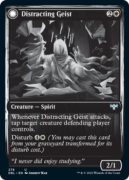 Distracting Geist // Clever Distraction [Innistrad: Double Feature] | Magic Magpie