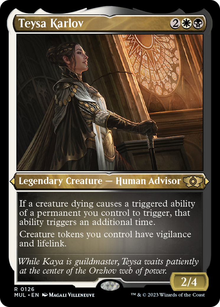 Teysa Karlov (Foil Etched) [Multiverse Legends] | Magic Magpie