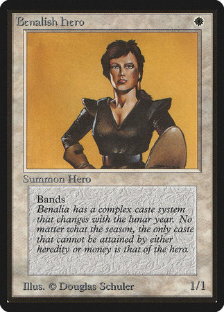 Benalish Hero [Limited Edition Beta] | Magic Magpie