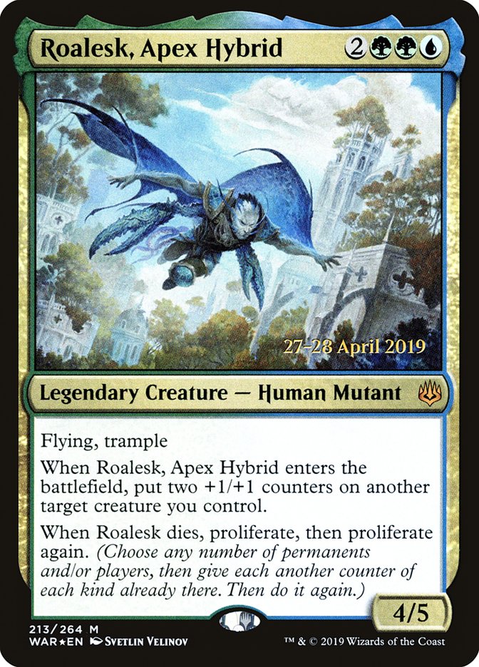 Roalesk, Apex Hybrid  [War of the Spark Prerelease Promos] | Magic Magpie