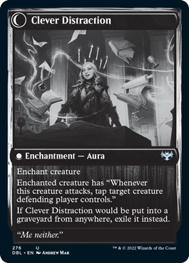 Distracting Geist // Clever Distraction [Innistrad: Double Feature] | Magic Magpie