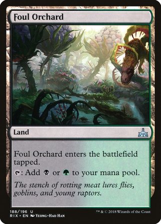 Foul Orchard [Rivals of Ixalan] | Magic Magpie