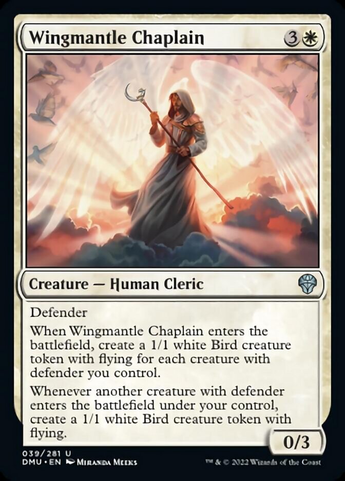 Wingmantle Chaplain [Dominaria United] | Magic Magpie