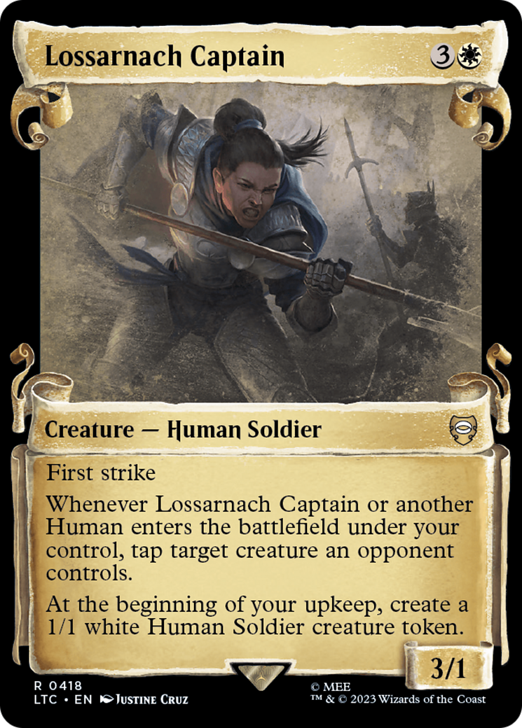 Lossarnach Captain [The Lord of the Rings: Tales of Middle-Earth Commander Showcase Scrolls] | Magic Magpie