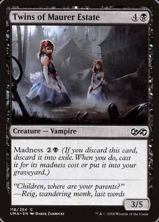 Twins of Maurer Estate [Ultimate Masters] | Magic Magpie