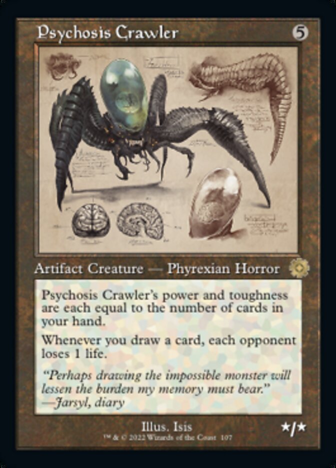 Psychosis Crawler (Retro Schematic) [The Brothers' War Retro Artifacts] | Magic Magpie