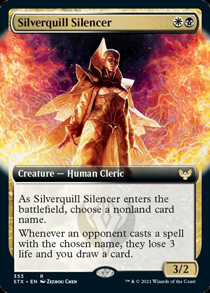Silverquill Silencer (Extended) [Strixhaven: School of Mages] | Magic Magpie
