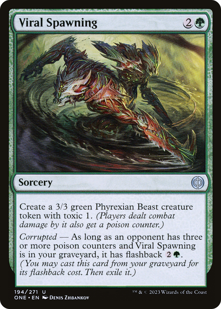 Viral Spawning [Phyrexia: All Will Be One] | Magic Magpie