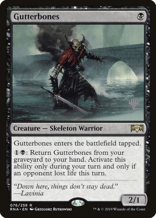 Gutterbones [Ravnica Allegiance Promos] | Magic Magpie