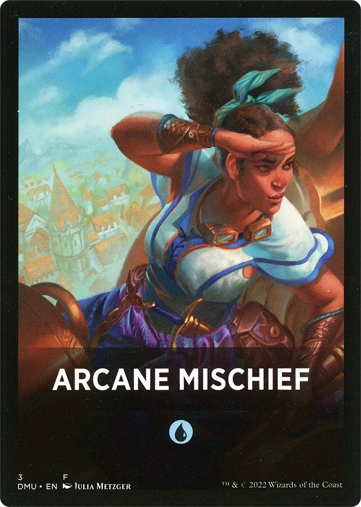 Arcane Mischief Theme Card [Dominaria United Tokens] | Magic Magpie