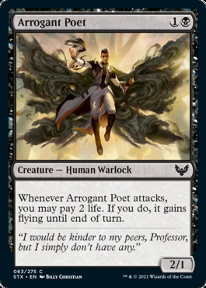 Arrogant Poet [Strixhaven: School of Mages] | Magic Magpie