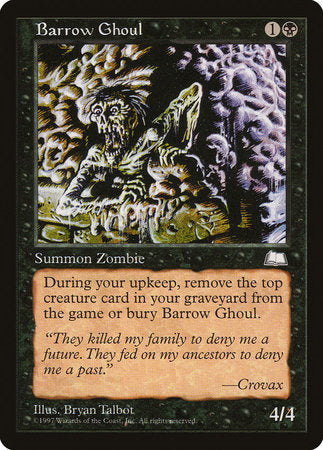 Barrow Ghoul [Weatherlight] | Magic Magpie