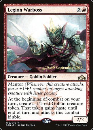 Legion Warboss [Guilds of Ravnica Promos] | Magic Magpie