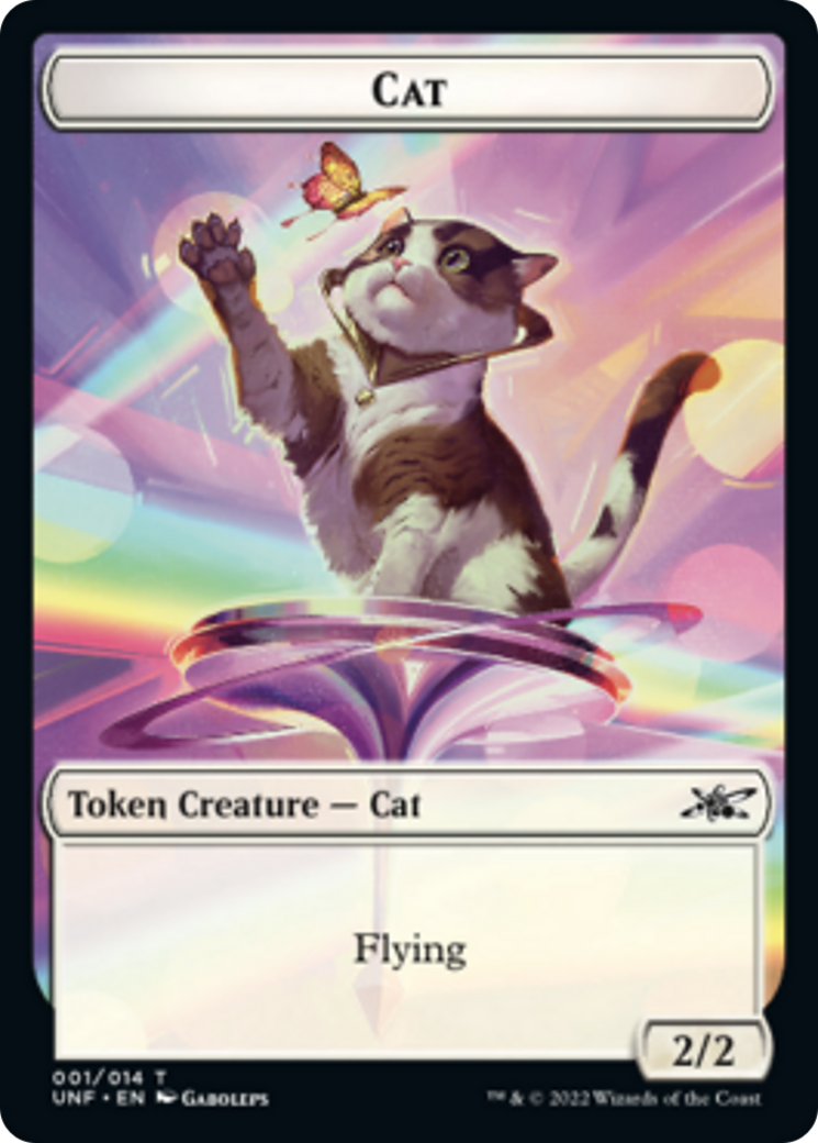 Cat // Food (10) Double-sided Token [Unfinity Tokens] | Magic Magpie
