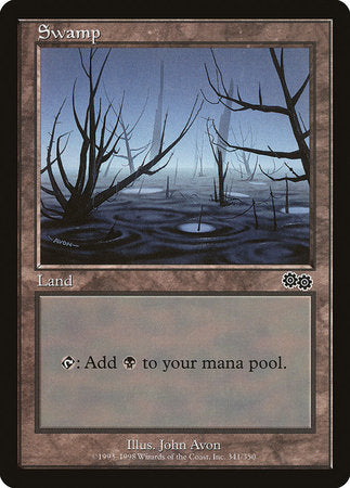 Swamp (341) [Urza's Saga] | Magic Magpie