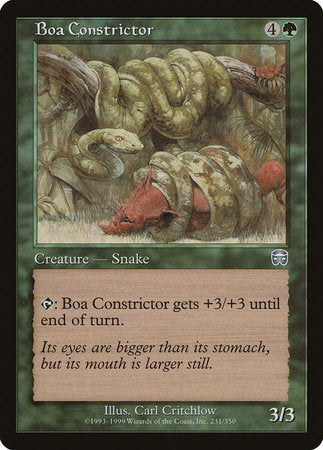 Boa Constrictor [Mercadian Masques] | Magic Magpie