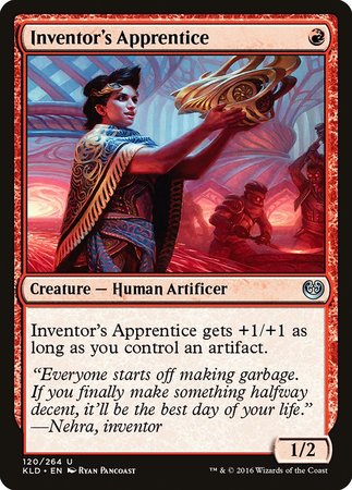 Inventor's Apprentice [Kaladesh] | Magic Magpie