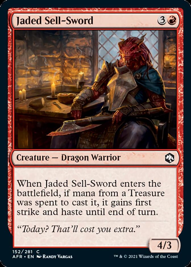 Jaded Sell-Sword [Dungeons & Dragons: Adventures in the Forgotten Realms] | Magic Magpie