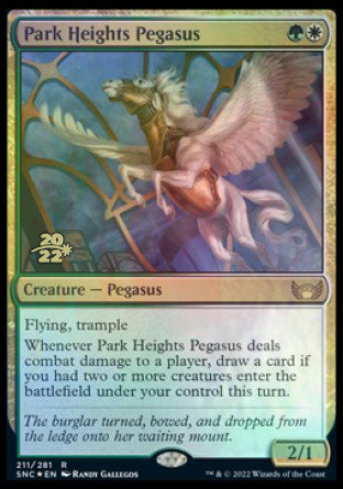 Park Heights Pegasus [Streets of New Capenna Prerelease Promos] | Magic Magpie