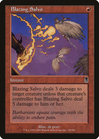 Blazing Salvo [Odyssey] | Magic Magpie